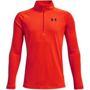 imageUnder Armour Boys Tech 20 12 ZipPhoenix Fire 296Black
