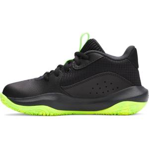 imageUnder Armour Kids Pre School Lockdown 7 Basketball Shoes006 BlackAnthraciteMetallic Black