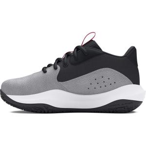 imageUnder Armour Kids Pre School Lockdown 7 Basketball Shoes100 Distant GrayCastlerockRed