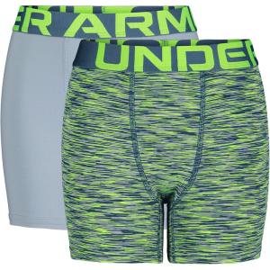 imageUnder Armour boys Performance Boxer BriefsTwisted Green Print