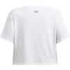 imageUnder Armour Womens Boxy Crop Logo Short Sleeve T Shirt100 White   Black