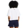 imageUnder Armour Womens Boxy Crop Logo Short Sleeve T Shirt100 White   Black