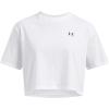 imageUnder Armour Womens Boxy Crop Logo Short Sleeve T Shirt100 White   Black