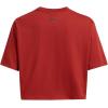 imageUnder Armour Womens Boxy Crop Logo Short Sleeve T Shirt840 Earthen Orange   Black