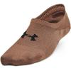 imageUnder Armour Womens Breathe Lite Liner Socks 6Pack268 Austin Brown  Austin Brown  Black