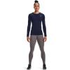 imageUnder Armour Womens ColdGear Authentics LeggingsCharcoal Light Heather 019Black