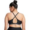 imageUnder Armour Womens Crossback Low Impact Sports Bra001 Black   White