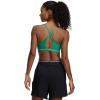 imageUnder Armour Womens Crossback Low Impact Sports Bra305 Team Kelly Green   White