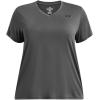 imageUnder Armour Womens Tech Short Sleeve V Neck025 Castlerock   Black