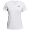 imageUnder Armour Womens Tech Short Sleeve V Neck100 White   Black