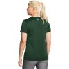 imageUnder Armour Womens Tech Short Sleeve V Neck301 Forest Green   White