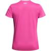 imageUnder Armour Womens Tech Short Sleeve V Neck652 Rebel Pink   White