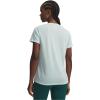 imageUnder Armour Womens Tech Short Sleeve V Neck703 Refresh Mint   White