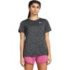 imageUnder Armour Womens Tech Twist Short Sleeve Crew TShirt001 Black   White