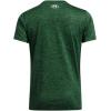 imageUnder Armour Womens Tech Twist Short Sleeve Crew TShirt301 Forest Green   White