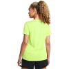 imageUnder Armour Womens Tech Twist Short Sleeve Crew TShirt304 Morph Green   White