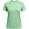 imageUnder Armour Womens Tech Twist Short Sleeve Crew TShirt350 Matrix Green  White  White