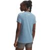 imageUnder Armour Womens Tech Twist Short Sleeve Crew TShirt418 Blue Smoke   White
