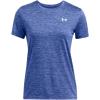 imageUnder Armour Womens Tech Twist Short Sleeve Crew TShirt432 Tech Blue   White