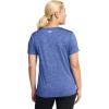 imageUnder Armour Womens Tech Twist Short Sleeve Crew TShirt432 Tech Blue   White