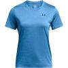 imageUnder Armour Womens Tech Twist Short Sleeve Crew TShirt444 Viral Blue   Black