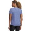 imageUnder Armour Womens Tech Twist Short Sleeve Crew TShirt452 Ether Blue  Aero Pink  White