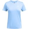 imageUnder Armour Womens Tech Twist Short Sleeve Crew TShirt465 Horizon Blue   White