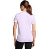 imageUnder Armour Womens Tech Twist Short Sleeve Crew TShirt535 Salt Purple   White