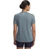 imageUnder Armour Womens Tech Twist Short Sleeve Crew TShirt587 Jasper Blue   White