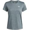 imageUnder Armour Womens Tech Twist Short Sleeve Crew TShirt587 Jasper Blue   White