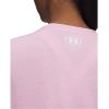 imageUnder Armour Womens Tech Twist Short Sleeve Crew TShirt669 Pink Dawn   White
