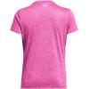 imageUnder Armour Womens Tech Twist Short Sleeve Crew TShirt672 Super Pink   White