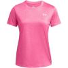 imageUnder Armour Womens Tech Twist Short Sleeve Crew TShirt682 Fluo Pink   White