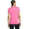 imageUnder Armour Womens Tech Twist Short Sleeve Crew TShirt682 Fluo Pink   White