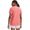 imageUnder Armour Womens Tech Twist Short Sleeve Crew TShirt691 Venom Red   White