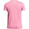 imageUnder Armour Womens Tech Twist Short Sleeve Crew TShirt697 Sunset Pink   White