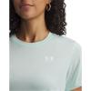 imageUnder Armour Womens Tech Twist Short Sleeve Crew TShirt703 Refresh Mint   White
