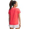 imageUnder Armour Womens Tech Twist Short Sleeve Crew TShirt714 Racer Red   White