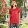 imageUnder Armour Womens Tech Twist Short Sleeve Crew TShirt814 Red Solstice  Coho  White
