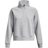imageUnder Armour womens Rival Fleece Half Zip012 Mod Gray Light Heather   White