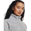 imageUnder Armour womens Rival Fleece Half Zip012 Mod Gray Light Heather   White