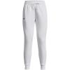 imageUnder Armour womens Rival Fleece Joggers100 White   Black