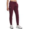 imageUnder Armour womens Rival Fleece Joggers600 Dark Maroon   White