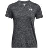 imageUnder Armour Womens Tech Twist Short Sleeve Crew TShirt001 Black   White
