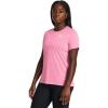 imageUnder Armour Womens Tech Twist Short Sleeve Crew TShirt697 Sunset Pink   White