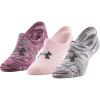 imageWomens Breathe Lite Ultra Low Socks MultipairsWhiteRetro PinkJet Gray 3pairs