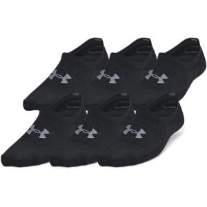 imageUnder Armour Womens Breathe Lite Liner Socks 6Pack001 Black  Black  Castlerock