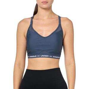 imageUnder Armour Womens Crossback Low Impact Sports Bra044 Downpour Gray   White