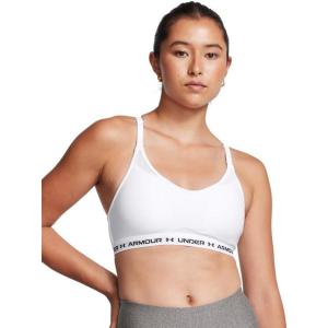 imageUnder Armour Womens Crossback Low Impact Sports Bra100 White   Black