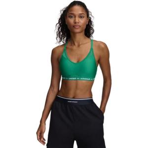 imageUnder Armour Womens Crossback Low Impact Sports Bra305 Team Kelly Green   White